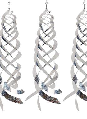 Bird Repeller Rotating Rod Reflective Wind Spiral Deterrents