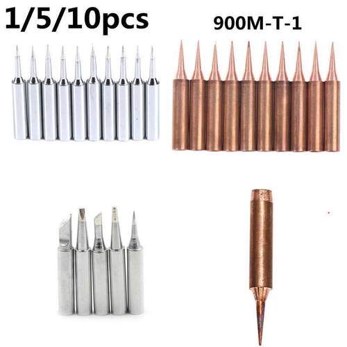 5/10PC I+B+K+2.4D+C 900M-T-I Pure Copper Sdering Iron Tip