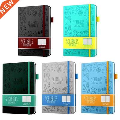 200Pages A5 Practical Scribbles Notebook Dotted Hardcover Tr