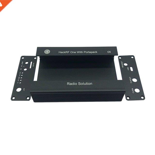 Black Aluminum Enclosure Cover case shell for PORTAPACK + HA