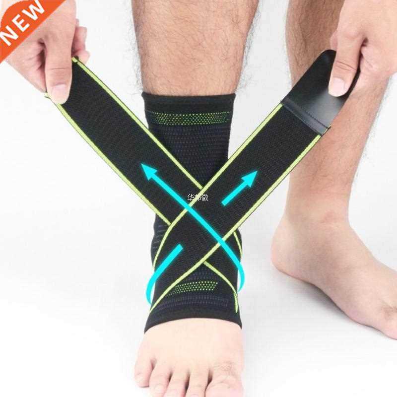 Non-slip Elastic Ankle Support Adjustable Silicone Sports An