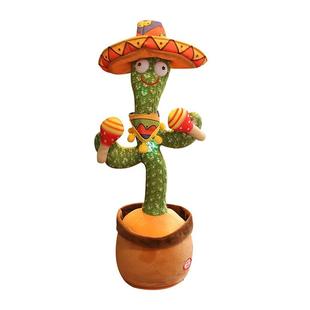 Dancing Cactus Plush Toy 32cm Toy Cactus Singing Songs Elect