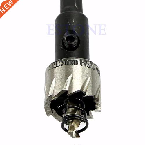 18.5mm HSS Carbide Tip Drill Bit Hole Saw Set Metal Alloy 20