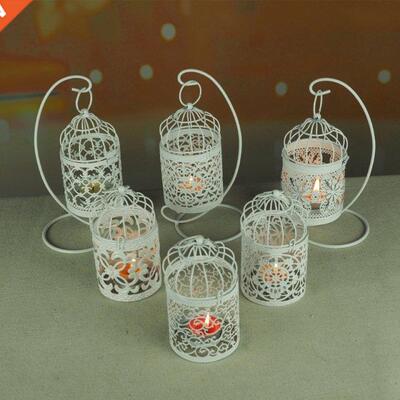 2021 New Hollow Holder Candlestck Tealght Hangng Lantern