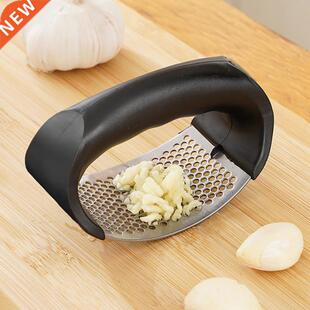 1pc Manual Stainless Steel Garlic Press Manual Garlic Mincer