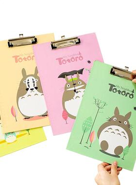 Totoro Animals A4 Paper Clipboard Folder Storage Writing Pad