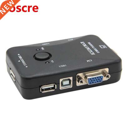 Usb Kvm Switch Switcher 2 Port Vga Svga Switch Box Usb 2.0 M