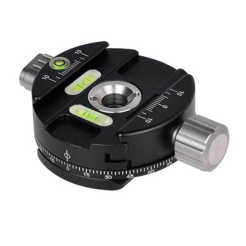 360 Degree Panoramic Panning Head Clamp Quick Release Plate