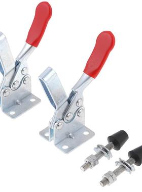 2 Pcs GH-201B 900N Capacity Holding Horizontal Clamp
