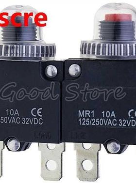 1pcs Circuit Breaker MR1 10A 125/250VAC 32VDC Overload Pro