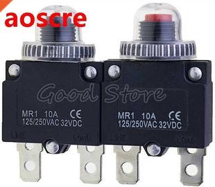 1pcs Circuit Breaker MR1 10A 125/250VAC 32VDC Overload Pro