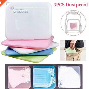 2 Pcs Mouth Cover Storage Single Use Mouth Cover PP Organize