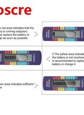 Digital Battery Checker Capacity Tester for C/D/9V/AA/AAA/1.