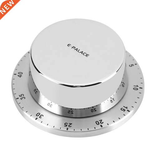 Manual Mechanical Kitchen Timer with Magnetic Base Countdown