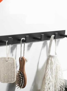 Thicken Space Aluminum Robe Hooks Wall Hang Mounted Towel Ho
