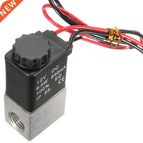 1/4 Inch NPT Femle Port 2 Wy Normlly Closed Pneumtic 12V