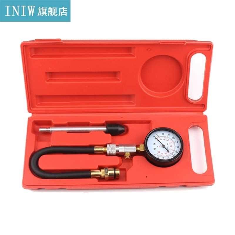 Compression Tester Pressure Gauge Tester Kit Motor Auto Petr