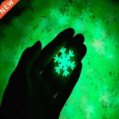 2022 50Pcs Lumnous Snowflake Wall Stckers Bedroom Glow n