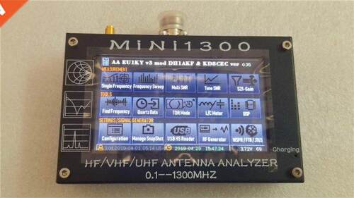 HF/VHF/UHF Mini1300 4.3" Touch LCD 0.1-1300MHz 13.G