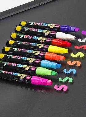8 Colors Highlighter Fluorescent Liquid Chalk Marker Neon Pe