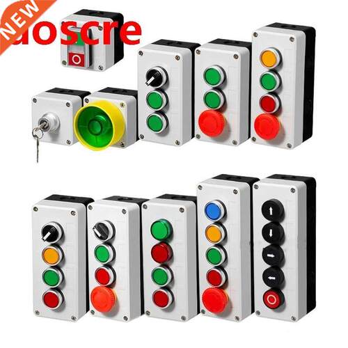 Button switch control box plastic hand-held self starting bu