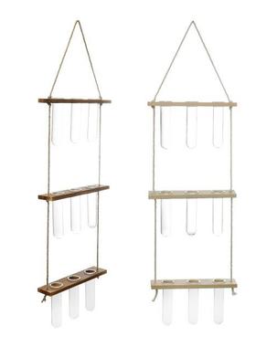 Test Tubes Glass Planter Wall Hanging Terrium Container Fl