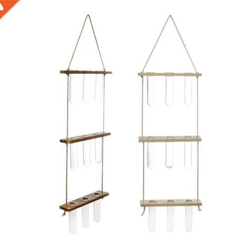 Test Tubes Glass Planter Wall Hanging Terrium Container Fl