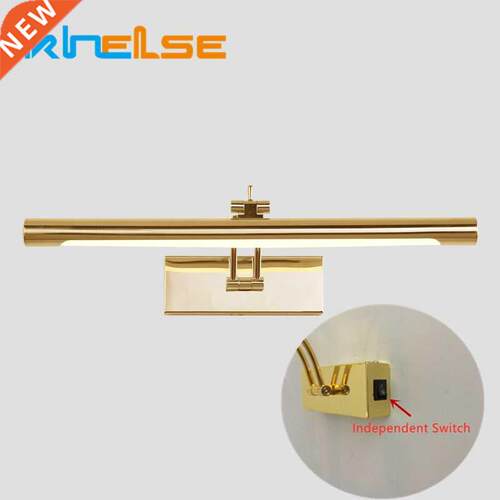 Modern LED Bathroom Wall Lamp Waterproof Stainless Steel L40