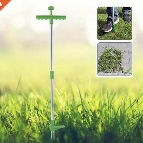 Garden Grass Weeder Portable Weed Puller Stand Up Weeder Lon