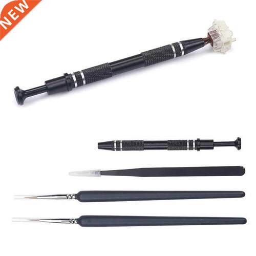 4 Pack Keyboard Lube Kit Stem Holder Lube Brush Universal Sw