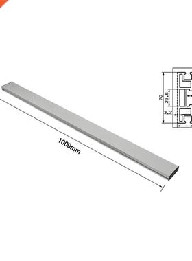 1000mm Aluminium Profile Fence 70mm Height with T-tracks and