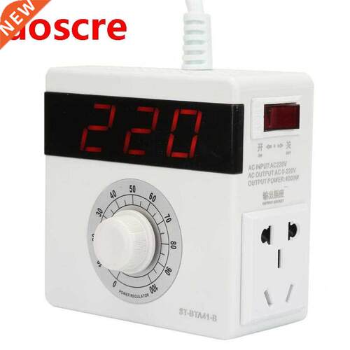 AC220V 4000W SCR Adjustable Voltage Regulator Temperature Co