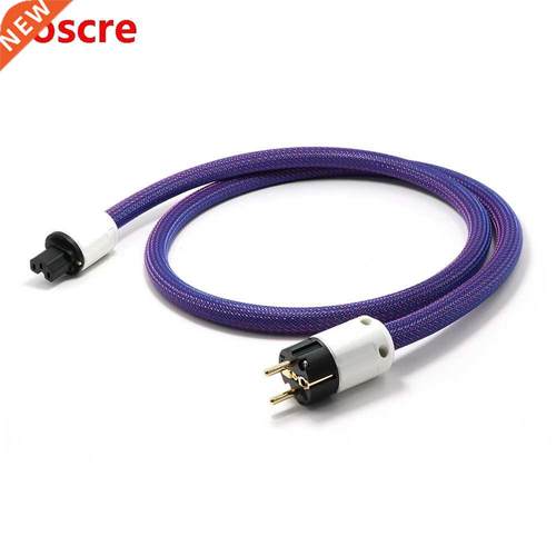 D500E Schuko Power Cable HIFI Power Cable High Purity Cop