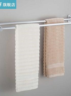 57.5cm Bathroom Towel Rack Space Aluminum Single Layer Doubl