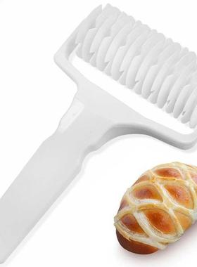 Plastic Dough Grid Lattice Roller Cutter Pull Net Wheel Cutt