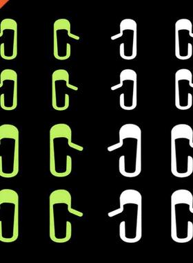 8Pcs/Set Car Door Open Exit Sticker Decal Fit 适用于 Tesla M