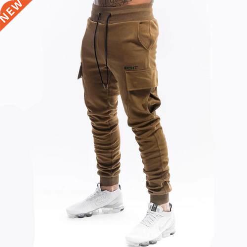 Joggers Sweatpants Men Casual Cargo Pants Fitness Bottoms Sk