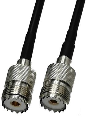 1pcs RG58 UHF Female Jack to UHF SO29 Female Jack RF Coaxia