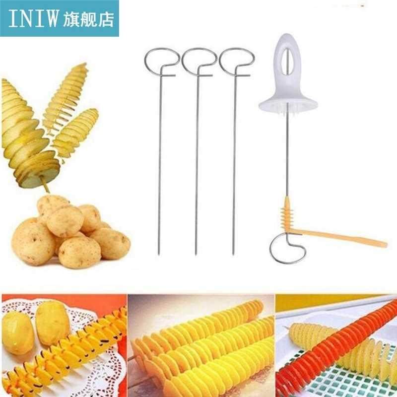 Potato Tornado Cutter Machine Spiral Cutting Machine Chips N