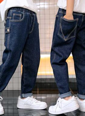 Boys Casual Jeans Spring Autumn Denim Pants 2022 New Fashion