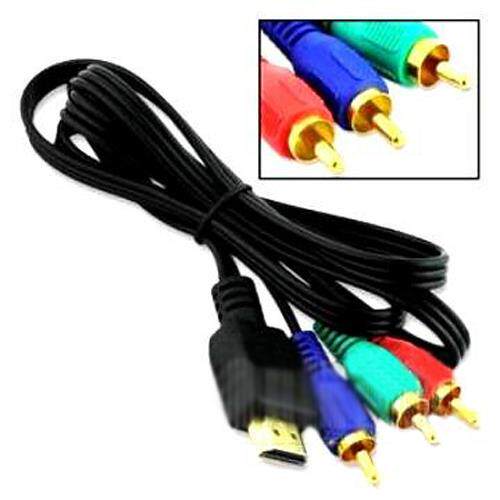 black HDMIComponent cable (3RCA)