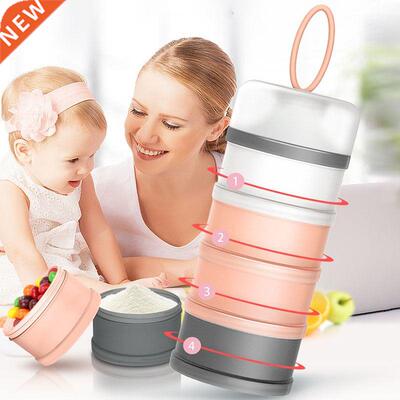 480ml Four-layer Baby Powder Box Protable Large Capacity Hig