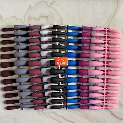 24pcs Fake nails European and American nail piece long