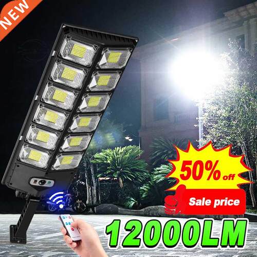 12000 Lumens Solar Led Light Outdoor Light 504 LED Solar Gar