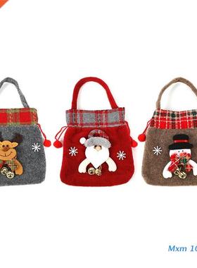 Xmas Bags Christmas Drawstring Present Wrapping Bags Party F