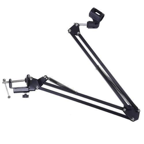 5pcs*Auction Support Port Microphone Black Steel + Base