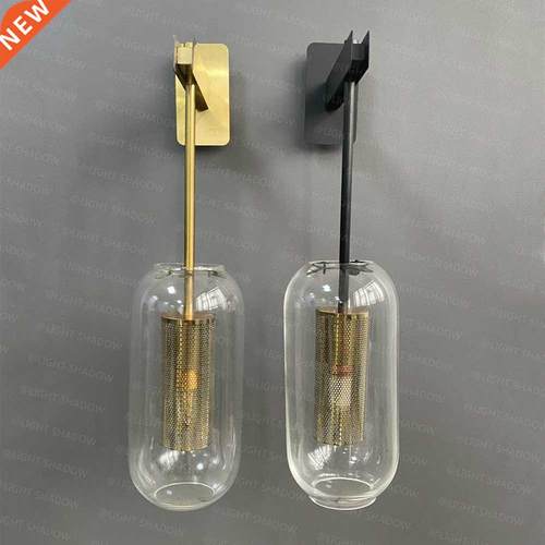 Modern Glass Wall Light Sconce Decorative Led Mirror Bedroom