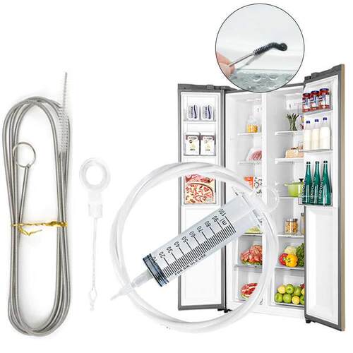 refrigerator brush Refrigerator Drain Hole Clog Remover Dred