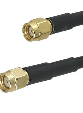 1Pcs RG58 RP-SMA Male Jack to RP-SMA Male Jack Connector RF