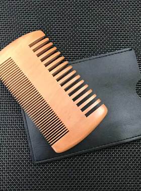 Natural Wood Hair Brush Hair Comb For Men Beard Care Anti-St